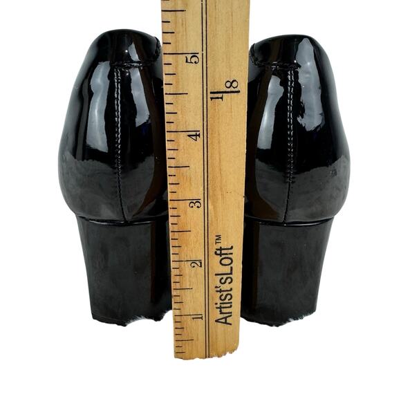 CLARK'S ULTIMATE COMFORT KYNDALL SQUARE TOE HEELS IN BLACK PATENT NWOB‎ SIZE 9 - Picture 11 of 14